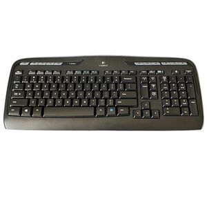 Logitech K330 Wireless Keyboard in Black